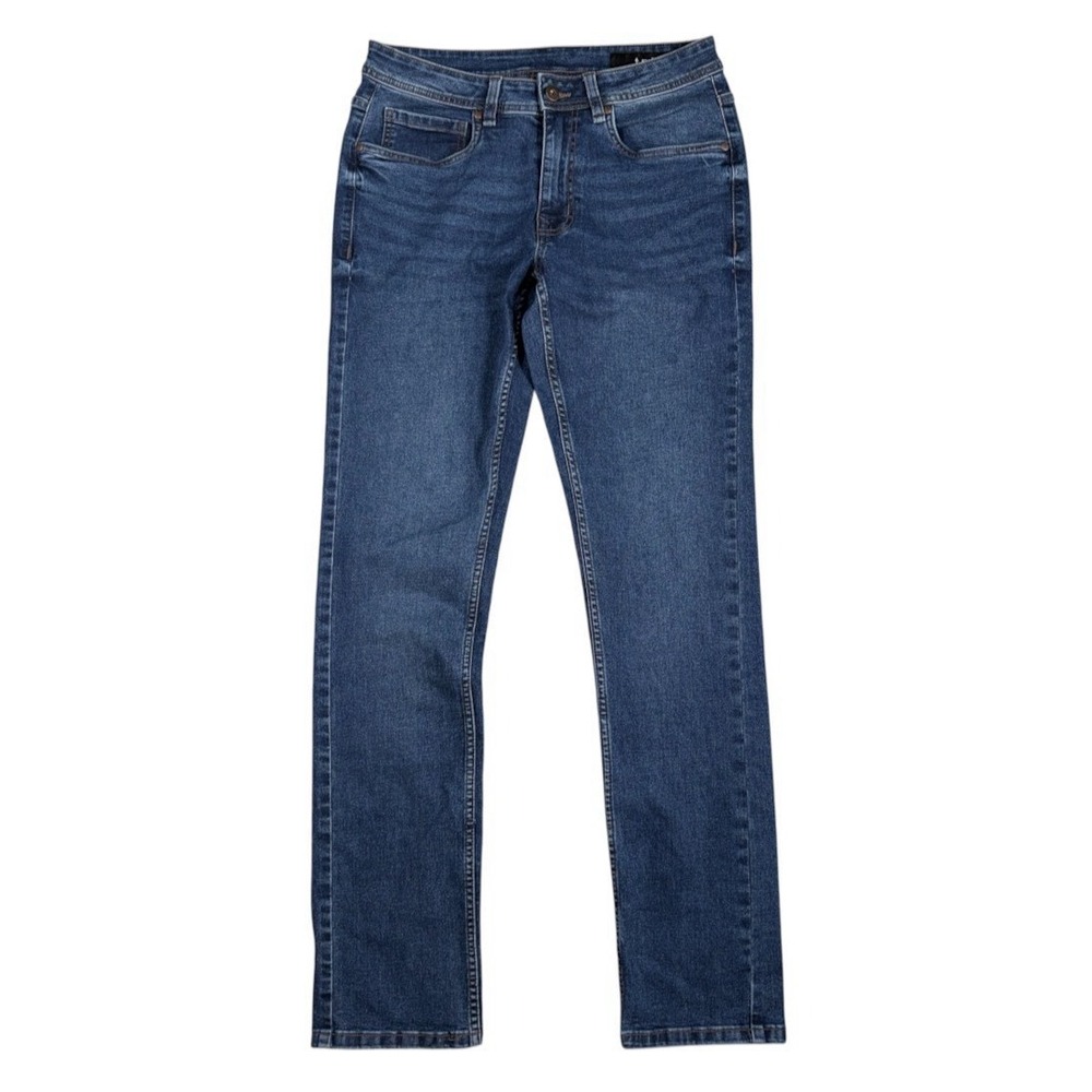 The Perfect Jean NYC Jeans Mens 30x34 Blue Slim Fit Stretch Denim EUC